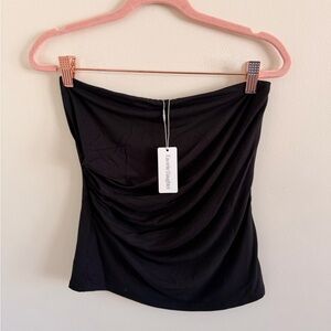Favorite Daughter Black Strapless Top